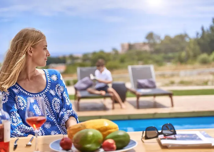 Luxury Rhodes Amina Sea View Private Swimming Pool 3 Bedrooms Kalithea *