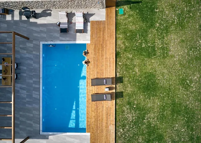 Villa Luxury Rhodes Amina Sea View Private Swimming Pool 3 Bedrooms Kalithea *