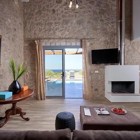 Villa Luxury Rhodes Amina Sea View Private Swimming Pool 3 Bedrooms Kalithea *