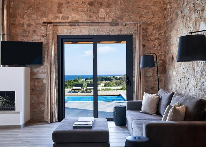 Luxury Rhodes Amina Sea View Private Swimming Pool Rhodes City