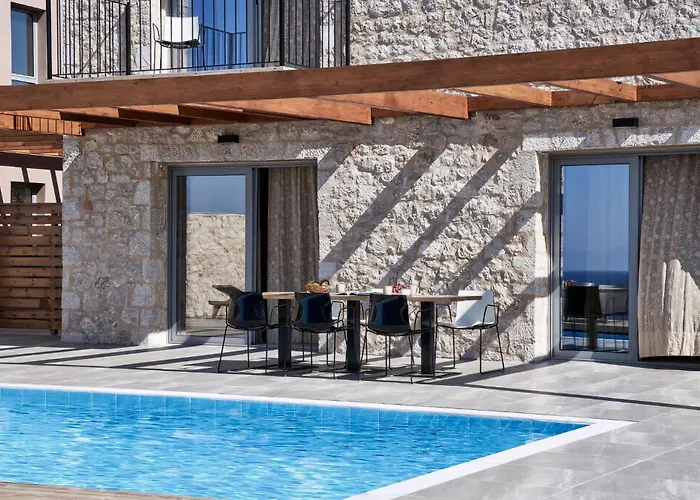 Luxury Rhodes Amina Sea View Private Swimming Pool فيلة