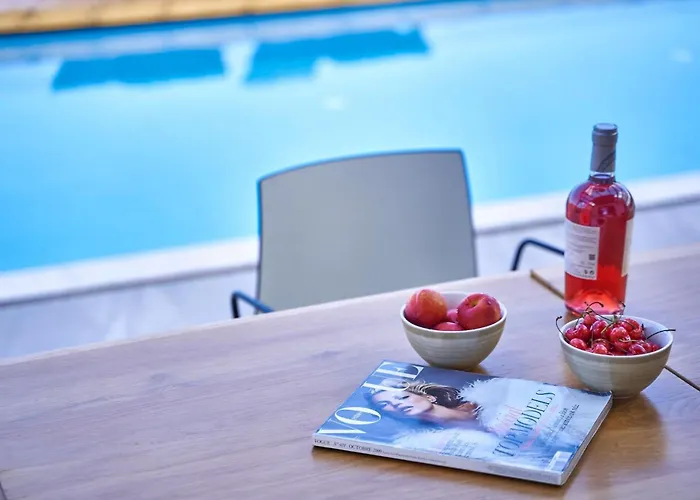 Luxury Rhodes Amina Sea View Private Swimming Pool فيلة